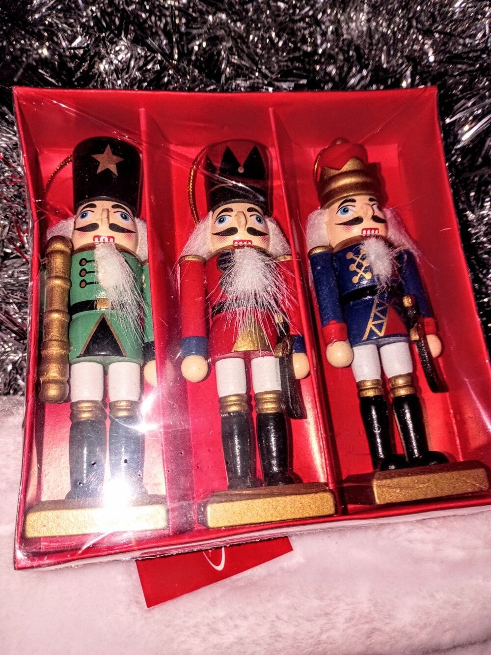 New Miniature Nut Cracker Men Set of 3 In Original Box